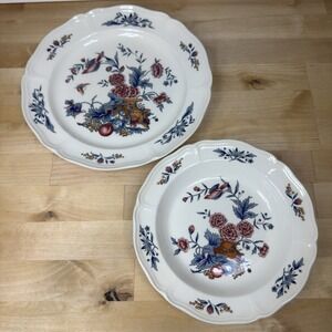 Wedgwood WILLIAMSBURG POTPOURRI 1 Soup Bowl & 1 Dinner Plate